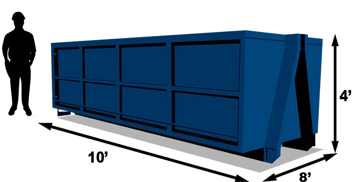 10 yard roll-off Dumpster