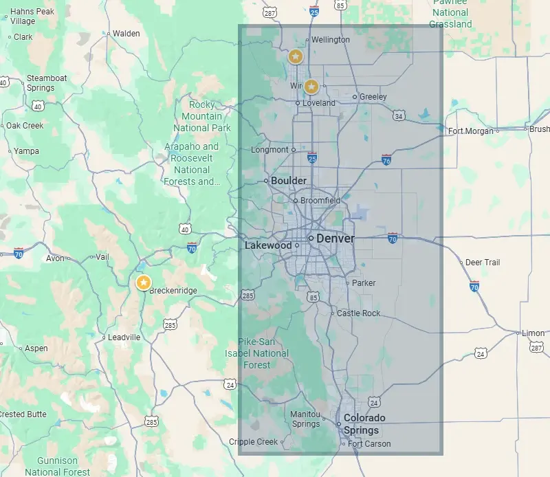 service locations front range colorado